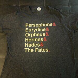 Hades Orpheus Eurydice musical cotton t shirt